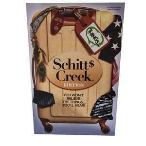 Schitts Creek Edition THINGS Card Game Ages 14 Adult 4 Player